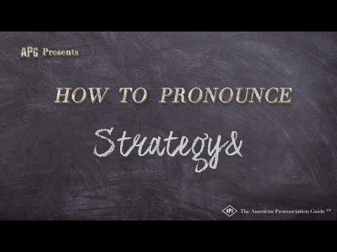 How to Pronounce Strategy& (Real Life Examples!)