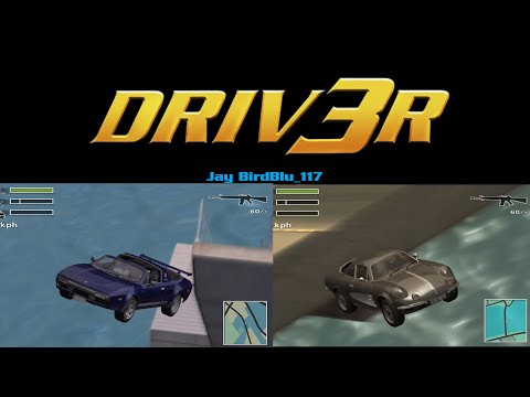 DRIV3R [PC] Gameplay | Acceleration Multiplier Bridge Fun || Cheat Table by: Snoopii