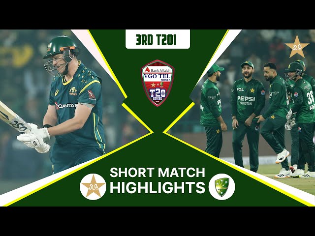 Short Highlights | Pakistan vs Australia | Match 03 | T20I Series 2026 | PCB | MJ1K