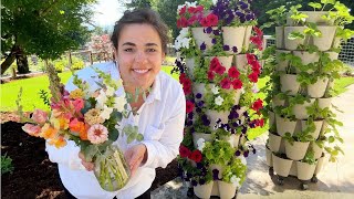 Selecting the winners of the GreenStalk Garden Mother's Day Giveaway!