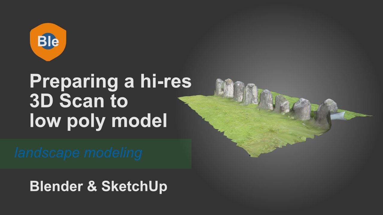 Preparing a high res 3D Scan for low poly model