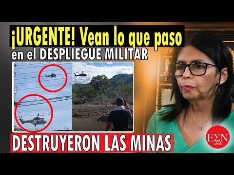 ¡URGENTE! En VENEZUELA el RÉGIMEN desplegó MILITARES EN LAS MINAS de ORO en el ESTADO BOLIVAR