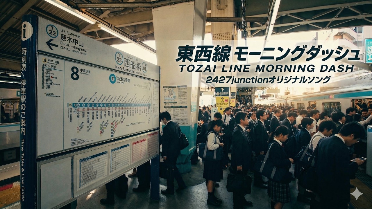 東西線モーニングダッシュ【音楽生成AI×2427junction】