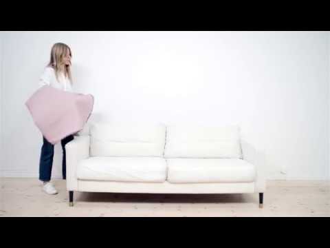How To Put Your Bemz Cover On An IKEA Karlstad Sofa