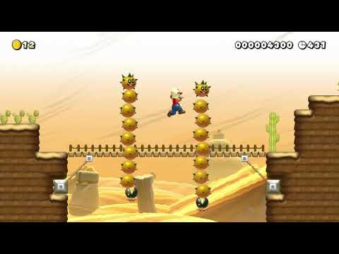 Crazy Pokey Canyon by GM| Flex-D - Super Mario Maker 2 - No Commentary 1ca