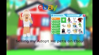 Selling my pets on ebay!!!