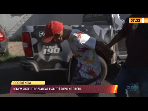 Homem suspeito de praticar assaltos eÌ preso no Dirceu 31 08 2021