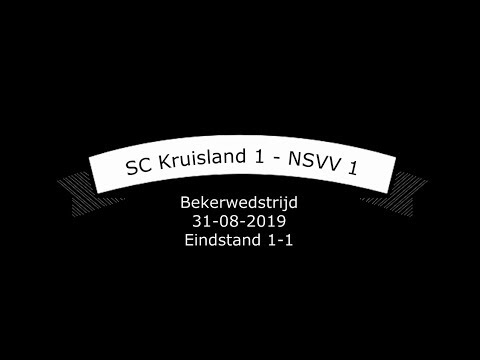 sc Kruisland 1 - NSVV 1, 31-08-2019