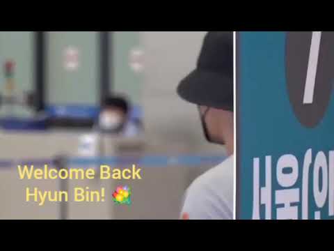 Hyun Bin's Arrival @ Incheon international airport (09/12/2020)