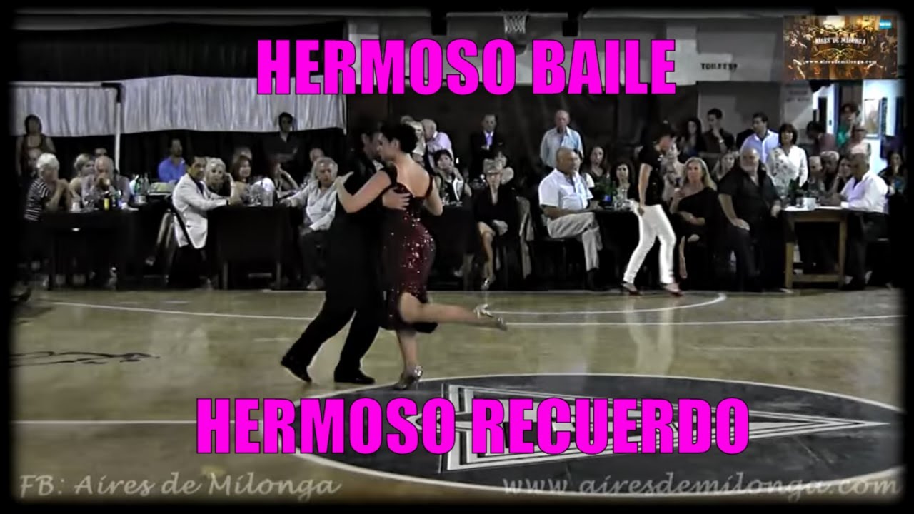 EXELENTE recuerdo, Ariadna Naveira y Fernando Sánchez en milonga Malena, Sunderland