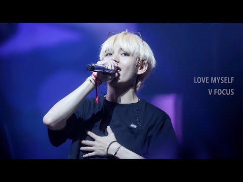 180923 BTS(방탄소년단) V 'LOVE MYSELF' FOCUS @ LOVE YOURSELF in HAMILTON DAY3 | 뷔 직캠