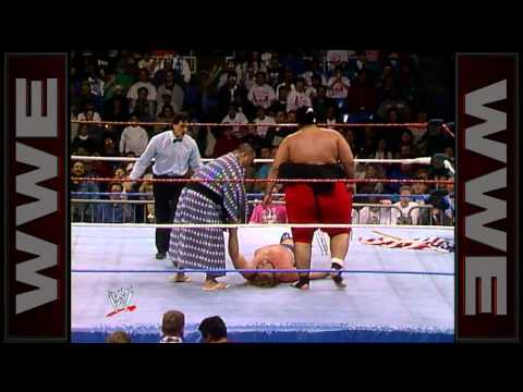 WWE Hall of Fame: Yokozuna destroys "Hacksaw" Jim Duggan