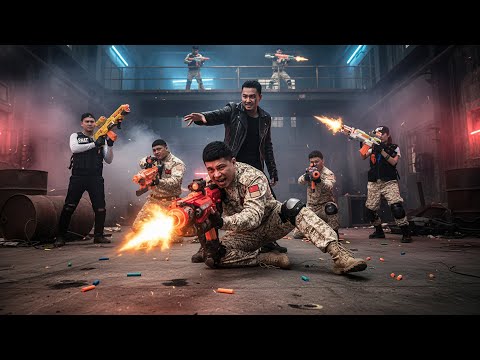 LTT Game Nerf Guns: SEAL X vs Crime Group's Laser Trap! Epic Nerf Guns Battle