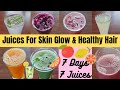RECIPES EPI 44 7 DAYS 7 JUICES FOR SKIN GLOW HAIR GROWTH WEIGHT LOSS HEALTHY BODY DETOX ANTI AGING