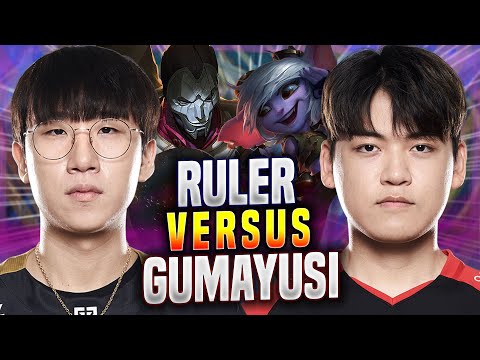 GUMAYUSI vs RULER! - T1 Gumayusi Plays Tristana ADC vs GEN Ruler Jhin! | Season 2022