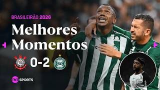 JACY FAZ GOL, SAI DE AMBULÂNCIA E TIMÃO PERDE EM CASA NO BRASILEIRÃO | CORINTHIANS 0 X 2 CORITIBA