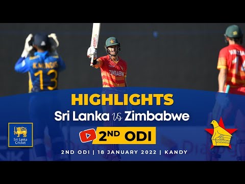 2nd ODI Highlights | Sri Lanka vs Zimbabwe 2022