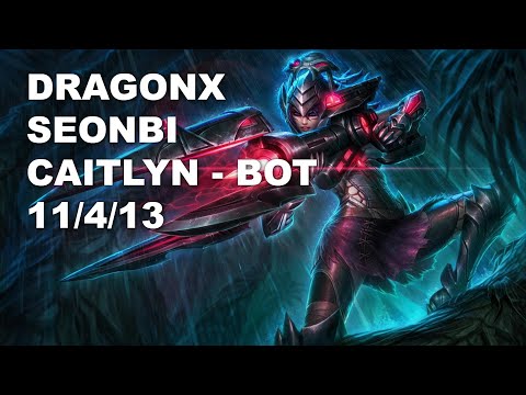 DragonX Seonbi Bot Caitlyn vs Miss Fortune - KR Grandmaster Patch 10.9