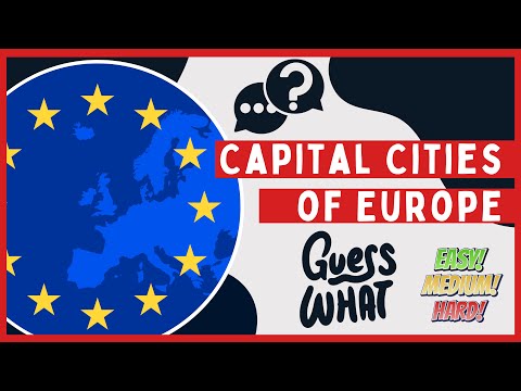Guess all 50 European capital cities | World Capital Cities Quiz