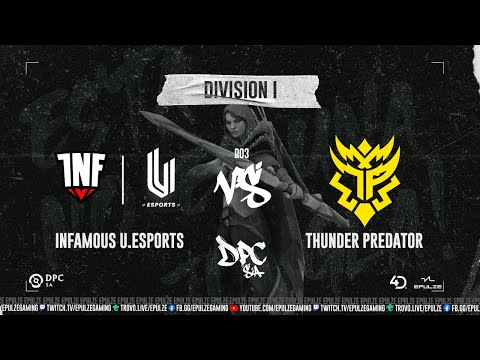 Game 1 | Infamous vs. Thunder Predator | SA DPC Division I | SeekNStrike & Bowie