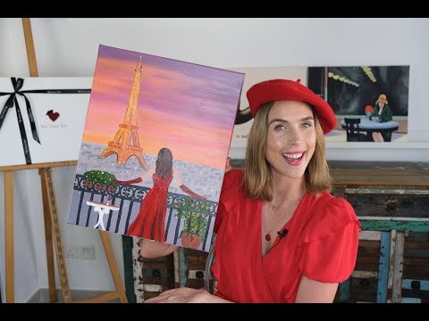 An Evening in Paris | Painting Tutorial | Paint by Numbers for Adults