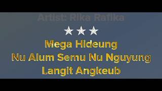Download lagu CIMATA CINTA - RIKA RAFIKA | (KARAOKE SMULE) #KBS komunitas baraya smule #KBS_GROUP mp3