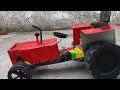 How To Make A Mini Tractor With Trolley At Home Tractor I Will Teach You How In Pakistan