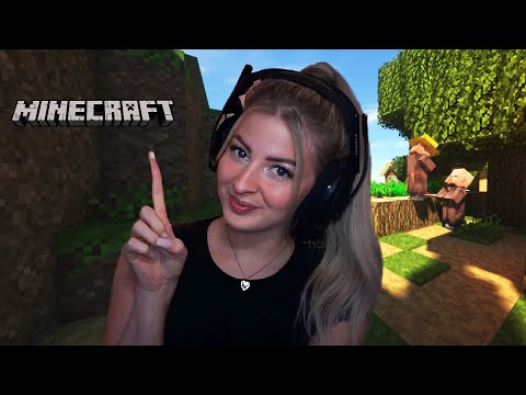 ASMR but... I TRIED MINECRAFT! • LOFI GAMEPLAY with ASMR JANINA 🤍