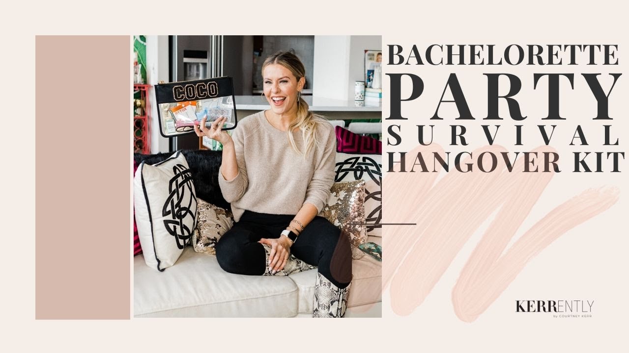 How to Make the Ultimate Bachelorette Party Survival Hangover Kit!