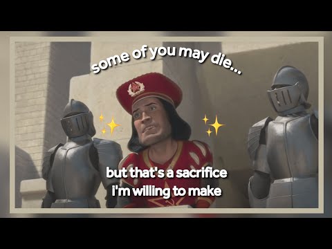 Lord Farquaad being my THIRD favourite Shrek villain for like 4 and a half minutes straight 💋