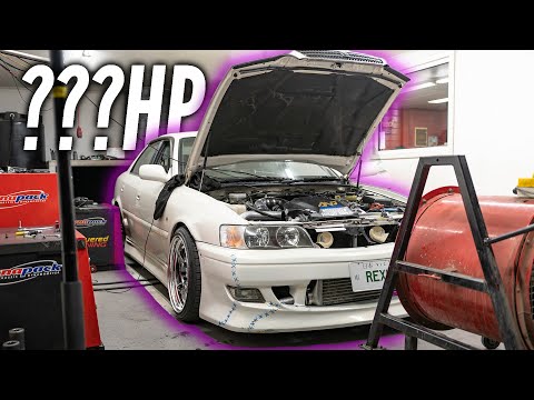 1JZ CHASER EXCEEDS EXPECTATIONS ON THE DYNO! BIG SINGLE TURBO SOUND 😍