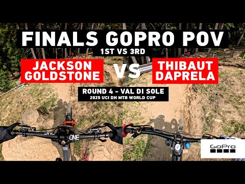 GoPro: Jackson Goldstone (1st) vs Thibaut Daprela (3rd) GoPro POV Final - Val Di Sole - 2025 UCI MTB