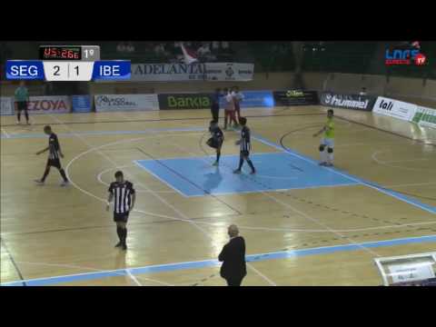 Gol de Álex Fuentes (2-1) en el Naturpellet Segovia - Tenerife Iberia Toscal J2, 2Div