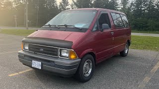 1991 Ford Aerostar XL: Start Up, Exterior, Interior & Full Review