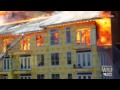 Video 'Construction Worker Rescued From Raging Fire'