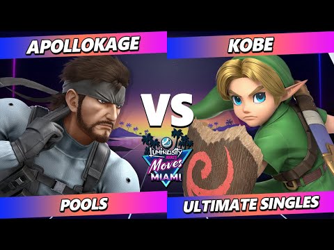 LMBM Miami 2023 - ApolloKage (Snake) Vs. Kobe (Young Link) Smash Ultimate - SSBU