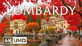 Lombardy Autumn 4K 🇮🇹 | Lake Como, Alpine Villages & Beautiful Northern Italy