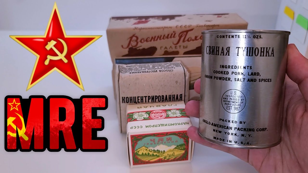 PROVEI A COMIDA DO EXÉRCITO DA UNIÃO SOVIÉTICA, UM DELÍRIO COMUNISTA !!!