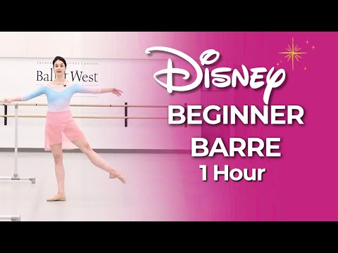 DISNEY Ballet Barre | 1 Hour Beginner Class to Disney Songs