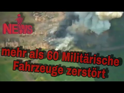 ⚡ 60 Panzer, SAU, Armee-LKW und gepanzerte Kampffahrzeuge wurden von der Artillerie getroffen.