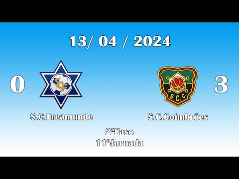(2023-2024) Sub8 Fase 2 11ªJornada S C Freamunde 0 Sc Coimbroes 3