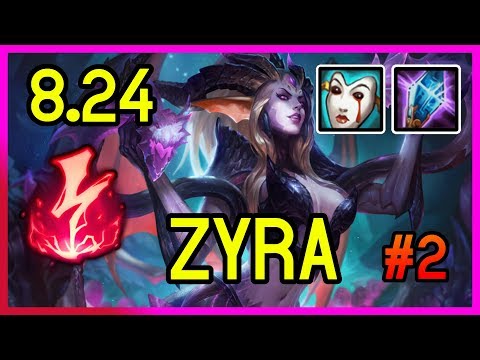 8.24 OHMWRECKER ELECTROCUTE ZYRA SUPPORT #2 - Diamond - League of Legends
