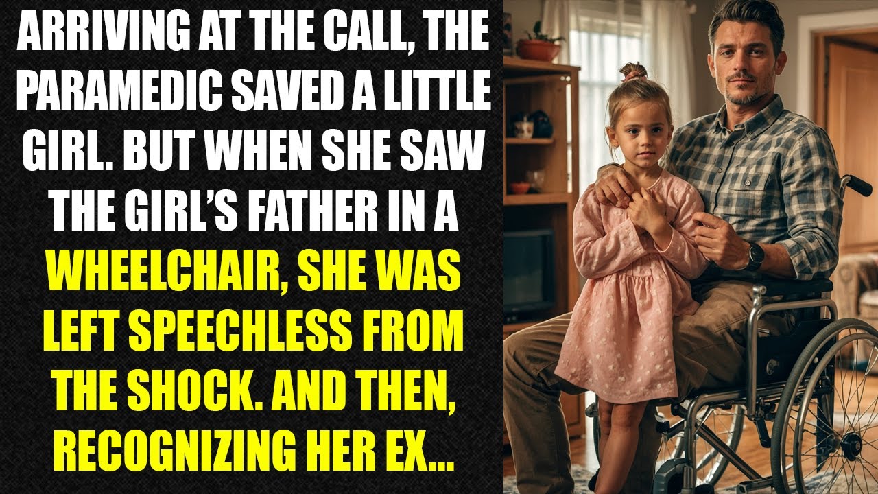 Arriving at the call, the paramedic saved a little girl. But when she saw the girl’s father...