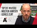 Ajax wacht moeilijke klus in Rome