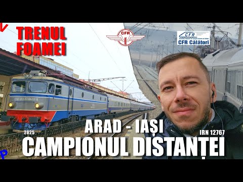 Arad - Iasi IRN 12767 | Calatorie cu trenul pe cea mai mare distanta din Romania