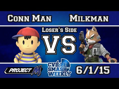 Cville Smash - LS | Conn Man (Ness) Vs Milkman (Fox) - Losers Quarters -Project M