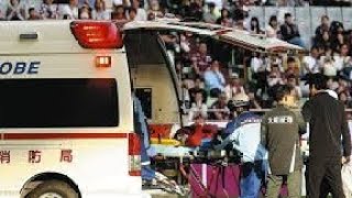 試合終了間際に“救急車”…スタジアムが凍りついた衝突の瞬間⚠️【ハッシュタグ】#ヴィッセル神戸#名古屋グランパス#Jリーグ#サッカー事故#衝突#救急車#サッカー速報#トゥーレル#前川#スポーツニュース