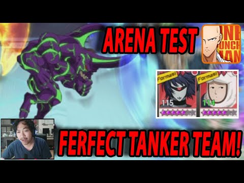 🔥🔥SSR+ KABUTO WITH FERECT TANKER TEAM SHOWCASE ARENA! - ONE PUNCH MAN:The Strongest