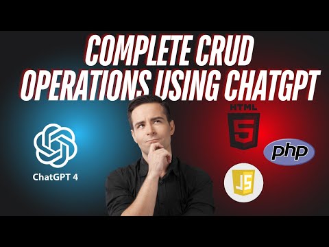 Complete Crud Operations Using Chatgpt Html Css Php Javascript Sl Click Tutorial