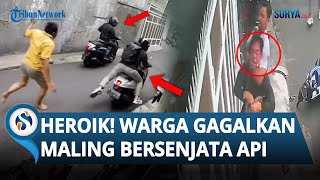 Aksi Heroik Warga Gagalkan Maling Bersenjata Api! Korban sampai Kena Tembakan di Kaki